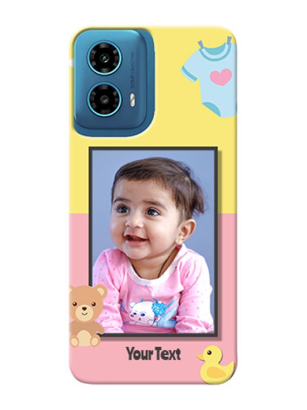 Custom Motorola G34 5G Back Covers: Kids 2 Color Design