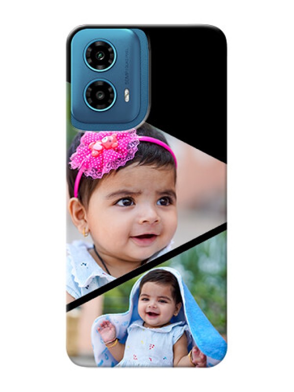 Custom Motorola G34 5G mobile back covers online: Semi Cut Design