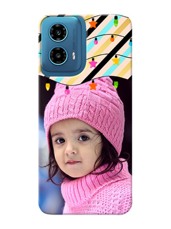 Custom Motorola G34 5G Personalized Mobile Covers: Lights Hanging Design