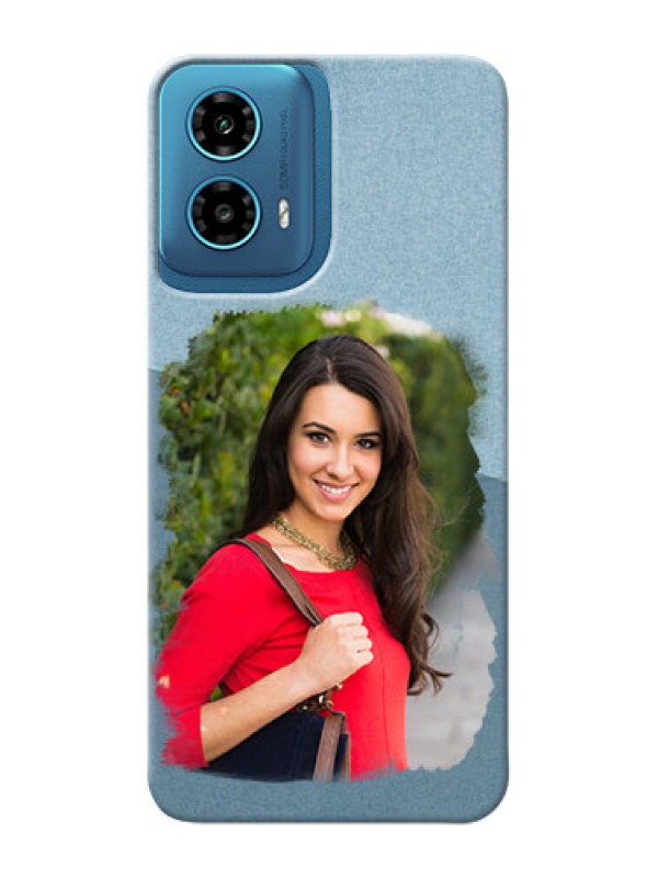 Custom Motorola G34 5G custom mobile phone covers: Grunge Line Art Design