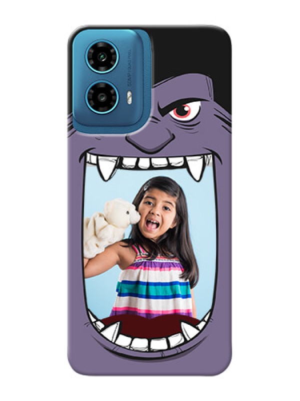 Custom Motorola G34 5G Personalised Phone Covers: Angry Monster Design