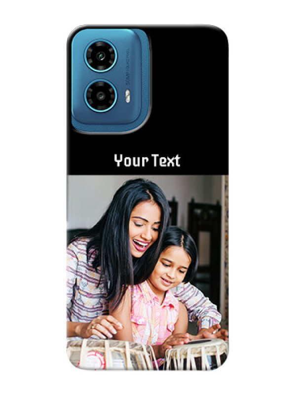 Custom Motorola G34 5G Photo with Name on Phone Case