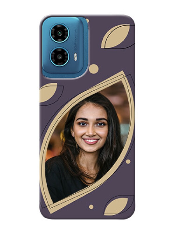 Custom Motorola G34 5G Custom Mobile Case with Falling Leaf Design