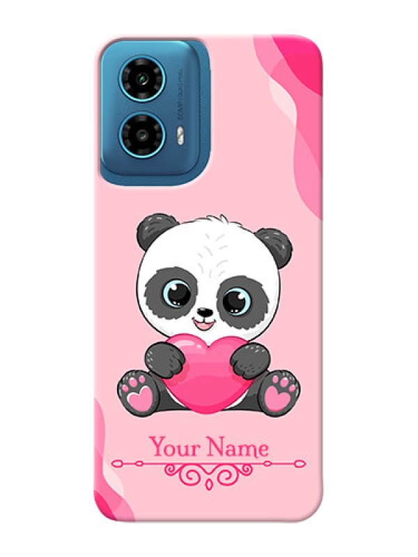 Custom Motorola G34 5G Custom Mobile Case with Cute Panda Design