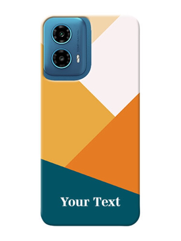 Custom Motorola G34 5G Personalized Phone Case with Stacked Multicolour Design