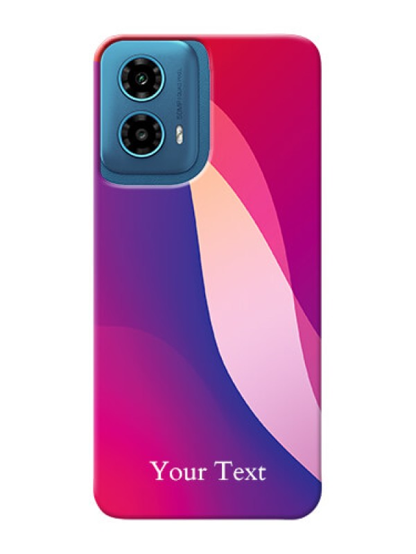 Custom Motorola G34 5G Personalized Phone Case with Digital abstract Overlap Design