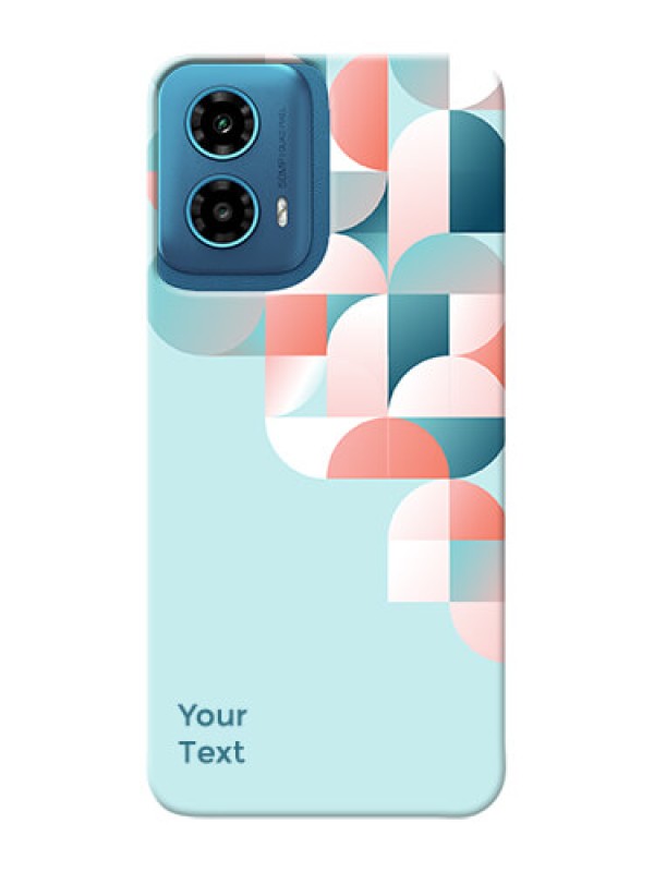 Custom Motorola G34 5G Custom Phone Case with Stylish Semicircle Pattern Design