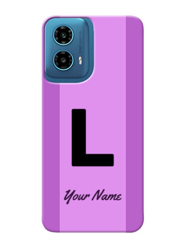 Custom Motorola G34 5G Custom Phone Case with Tricolor custom text Design