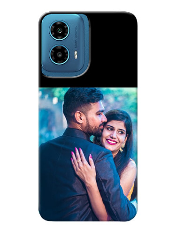 Custom Motorola G34 5G Custom Hard Phone Case - Upload Full Picture With Custom Color Design