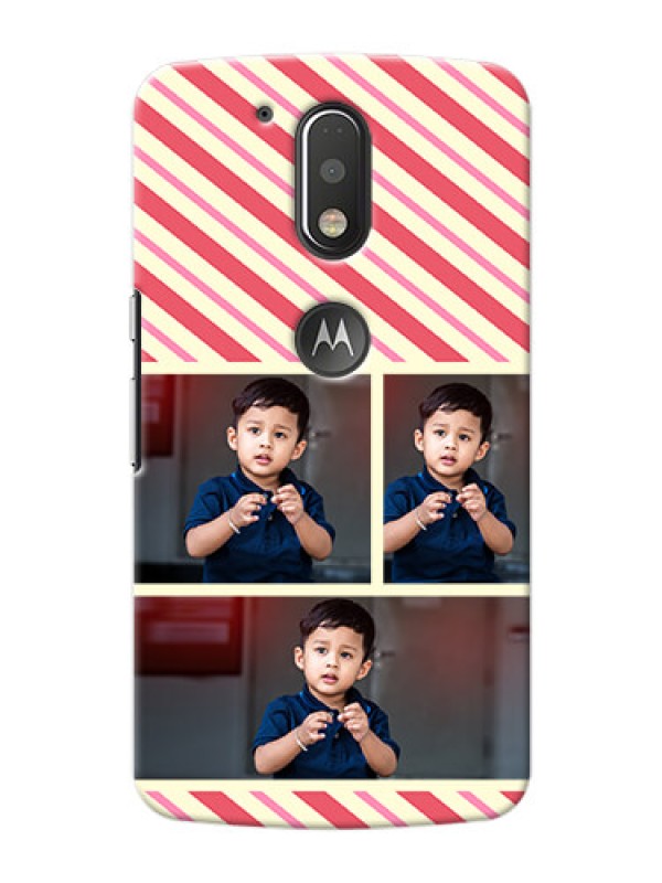 Custom Motorola G4 Plus Multiple Picture Upload Mobile Case Design