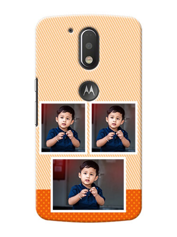 Custom Motorola G4 Plus Bulk Photos Upload Mobile Case  Design