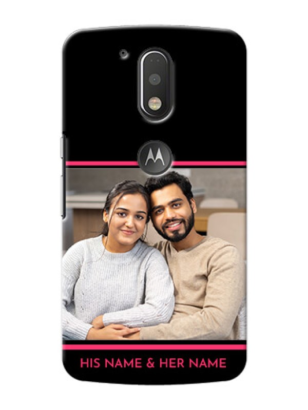 Custom Motorola G4 Plus Photo With Text Mobile Case Design