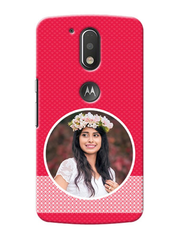 Custom Motorola G4 Plus Pink Design Pattern Mobile Case Design