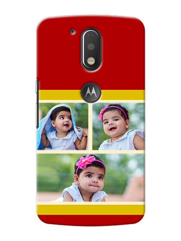 Custom Motorola G4 Plus Multiple Picture Upload Mobile Cover Design