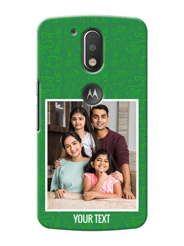 Custom Motorola G4 Plus Multiple Picture Upload Mobile Back Cover Design