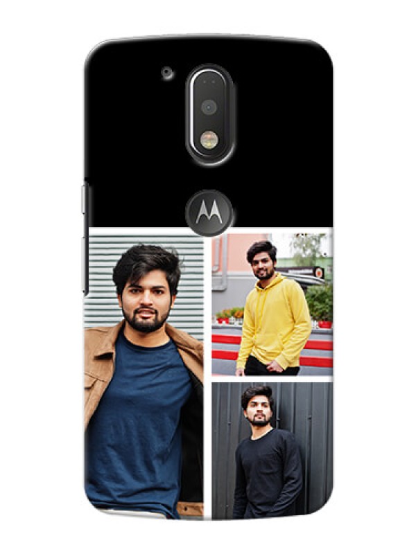 Custom Motorola G4 Plus Multiple Picture Upload Mobile Cover Design