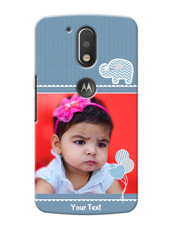 Custom Motorola G4 Plus kids design icons with  simple pattern Design