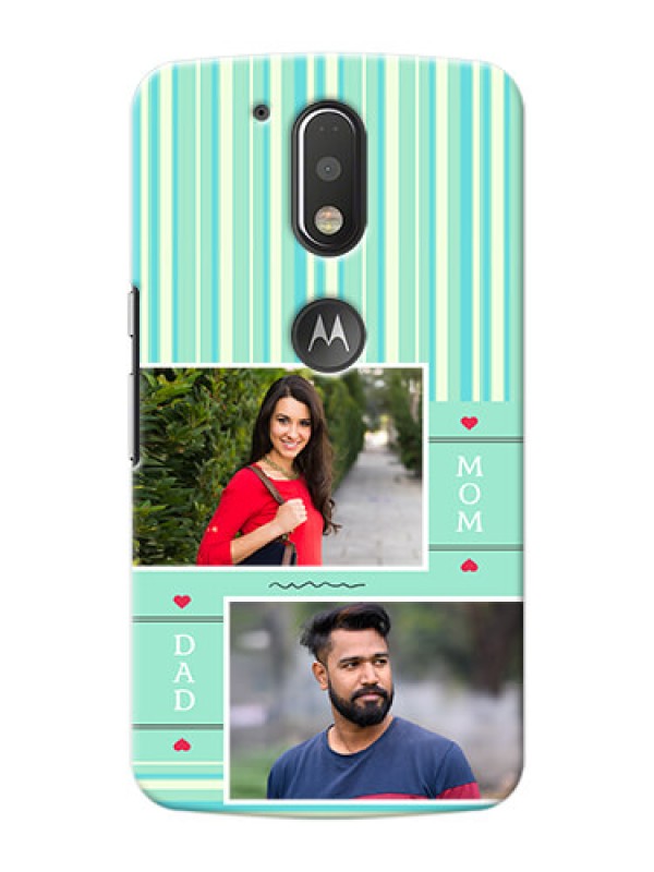 Custom Motorola G4 Plus mom and dad image holder Design