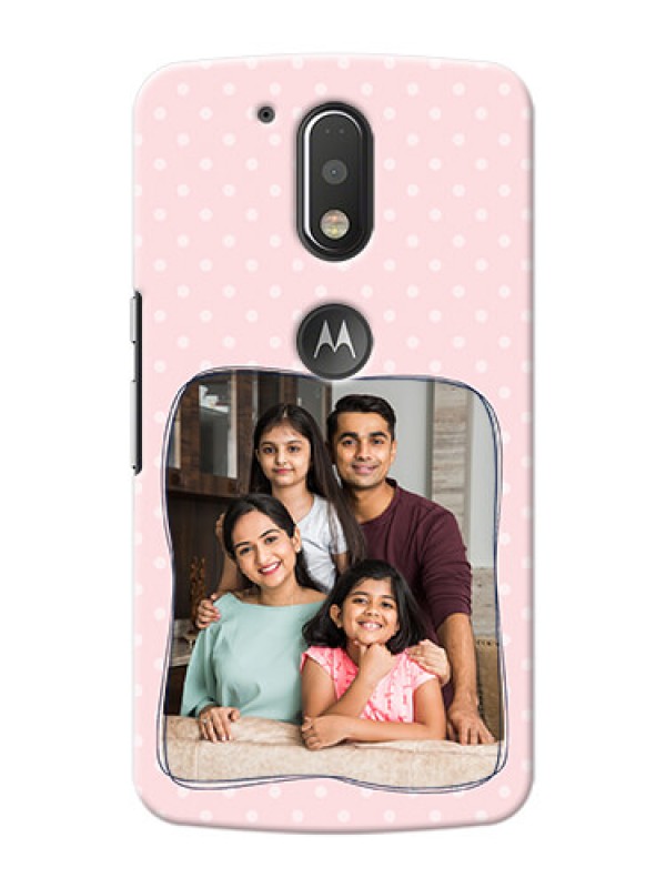 Custom Motorola G4 Plus A happy family with polka dots Design