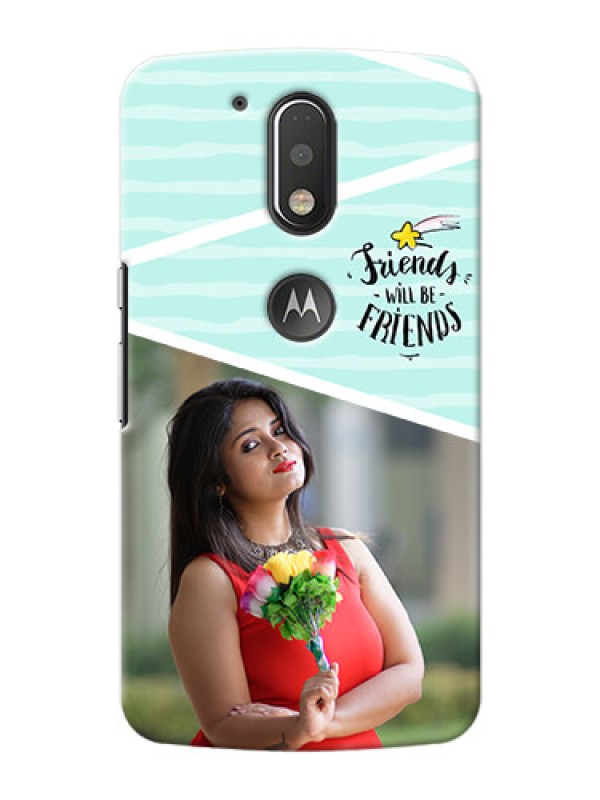 Custom Motorola G4 Plus 2 image holder with friends icon Design