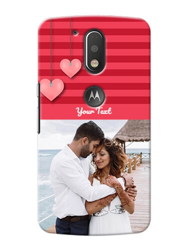 Custom Motorola G4 Plus valentines day couple Design