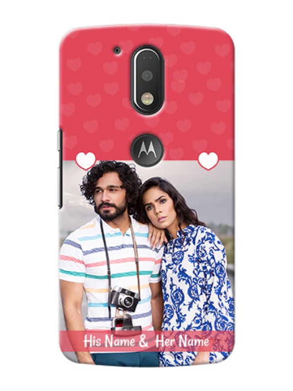 Custom Motorola G4 Plus simple love Design