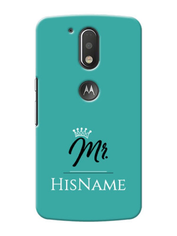 Custom Motorola G4 Plus Custom Phone Case Mr with Name