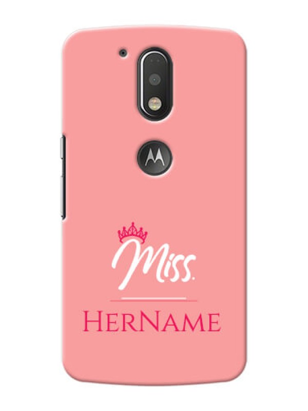 Custom Motorola G4 Plus Custom Phone Case Mrs with Name