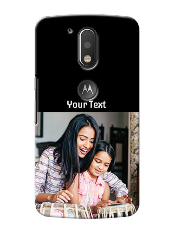 Custom Motorola G4 Plus Photo with Name on Phone Case