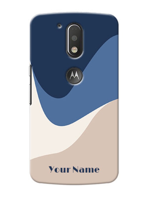 Custom Motorola G4 Plus Back Covers: Abstract Drip Art Design