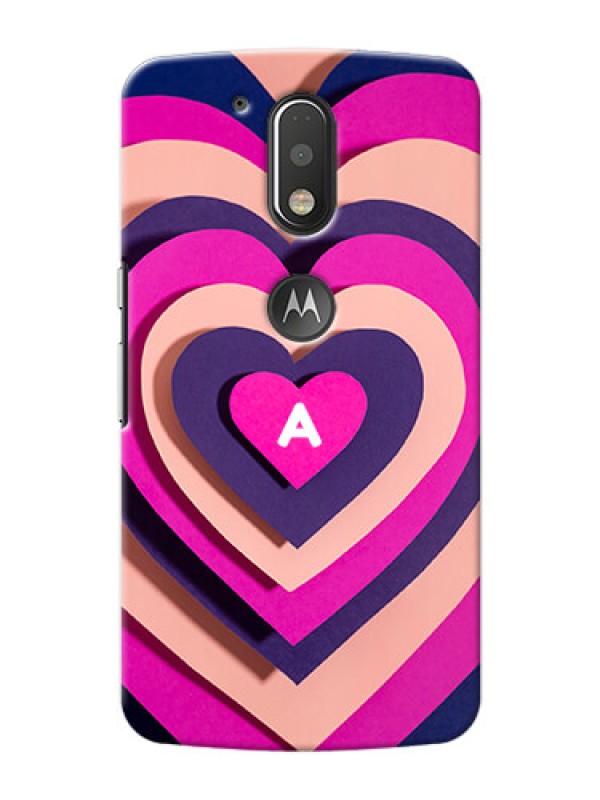 Custom Motorola G4 Plus Custom Mobile Case with Cute Heart Pattern Design