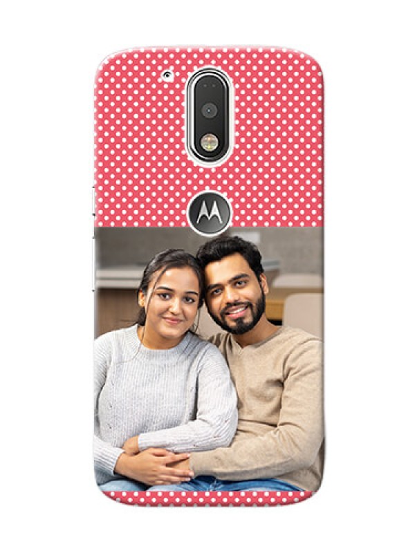 Custom Motorola G4 White Dots Mobile Case  Design