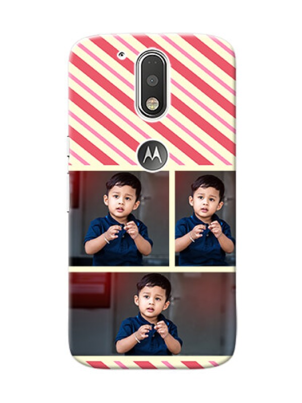 Custom Motorola G4 Multiple Picture Upload Mobile Case Design