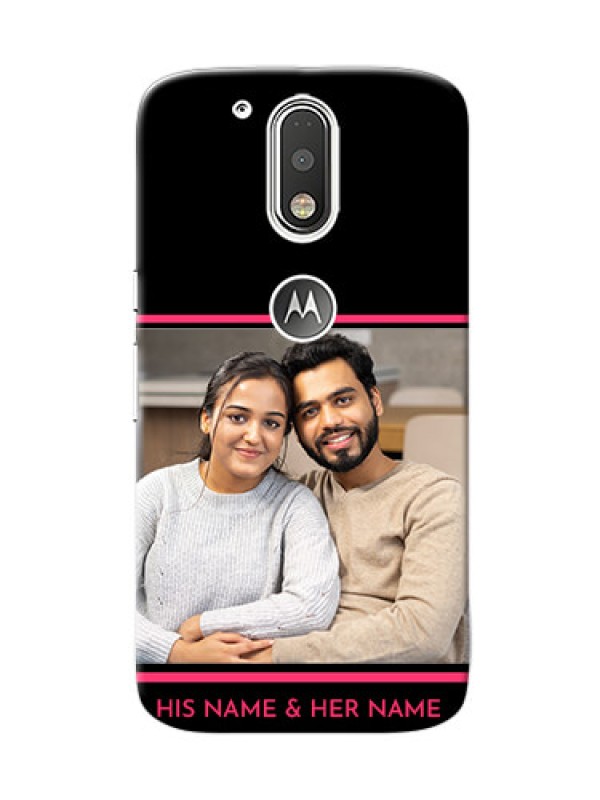 Custom Motorola G4 Photo With Text Mobile Case Design