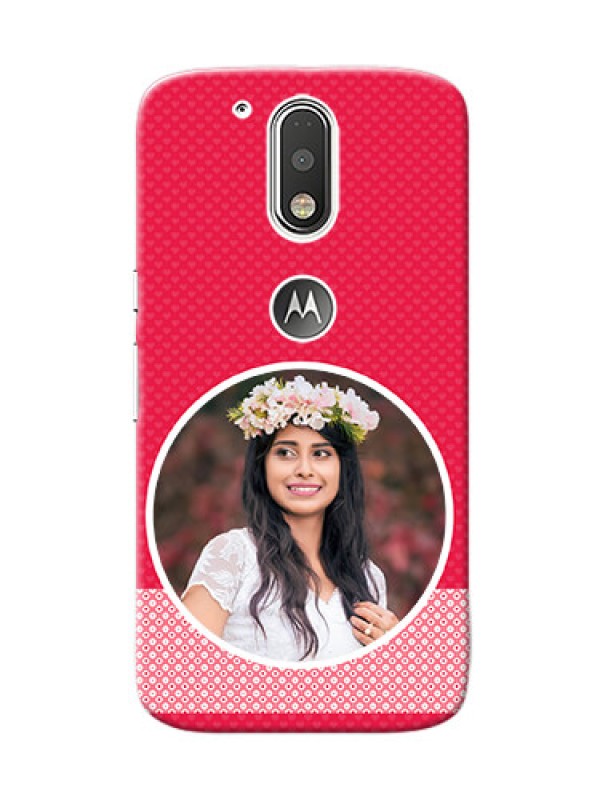 Custom Motorola G4 Pink Design Pattern Mobile Case Design