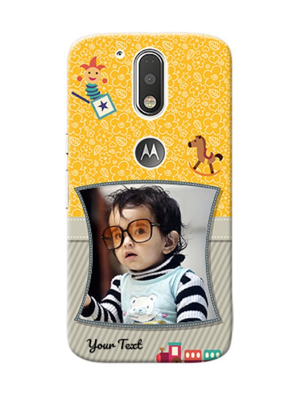 Custom Motorola G4 Baby Picture Upload Mobile Cover Design