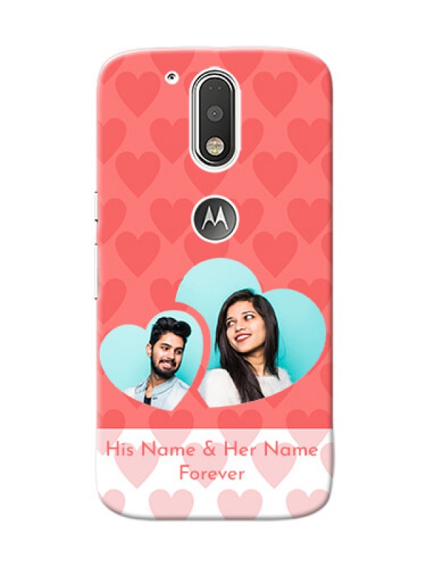 Custom Motorola G4 Couples Picture Upload Mobile Cover Design