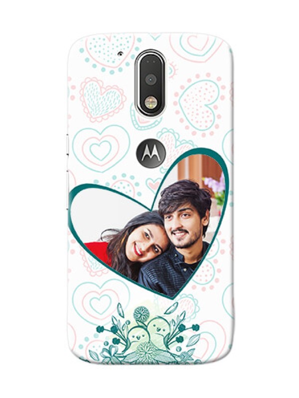 Custom Motorola G4 Couples Picture Upload Mobile Case Design