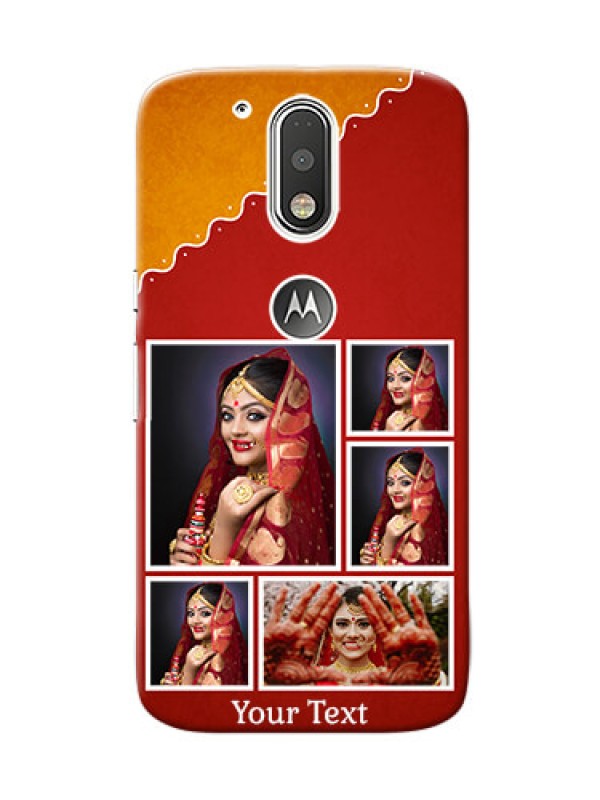 Custom Motorola G4 Multiple Pictures Upload Mobile Case Design