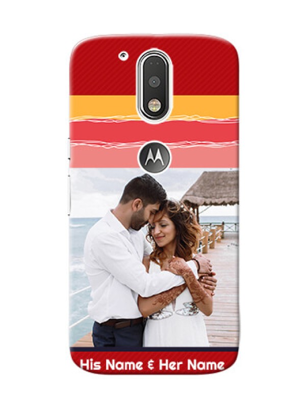 Custom Motorola G4 Colourful Mobile Case Design