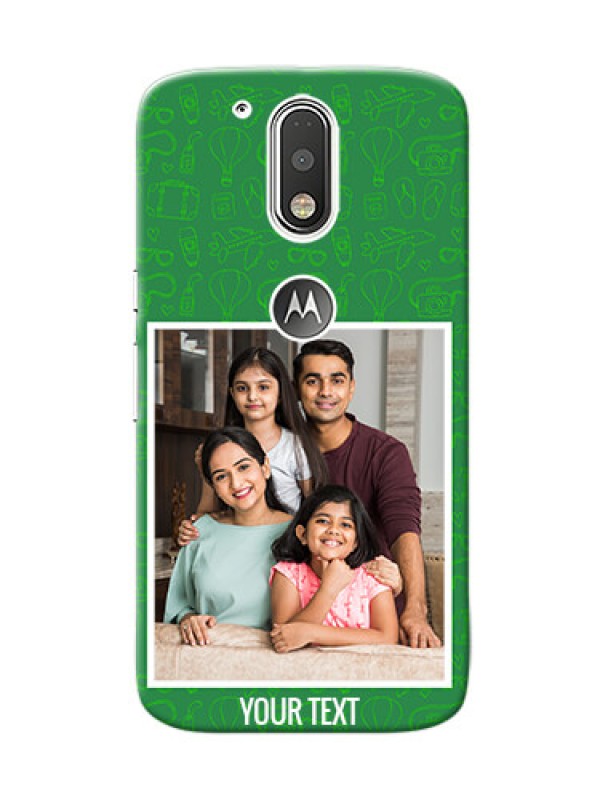 Custom Motorola G4 Multiple Picture Upload Mobile Back Cover Design
