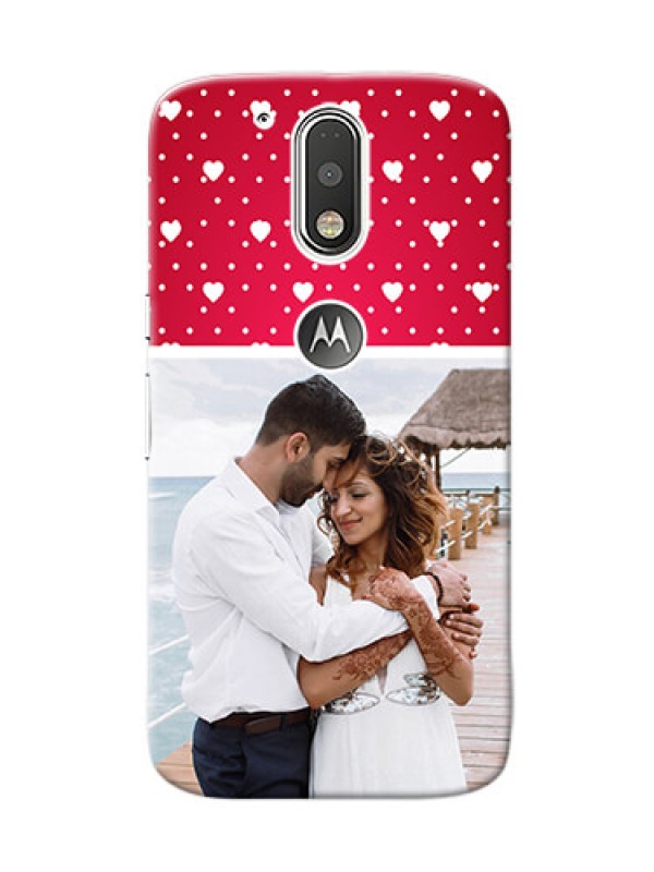 Custom Motorola G4 Beautiful Hearts Mobile Case Design
