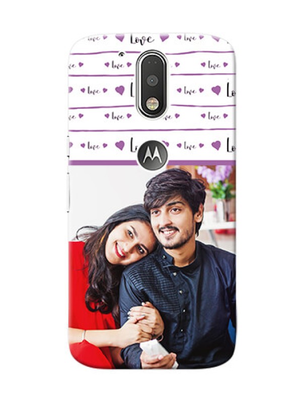 Custom Motorola G4 Couples Mobile Case Design