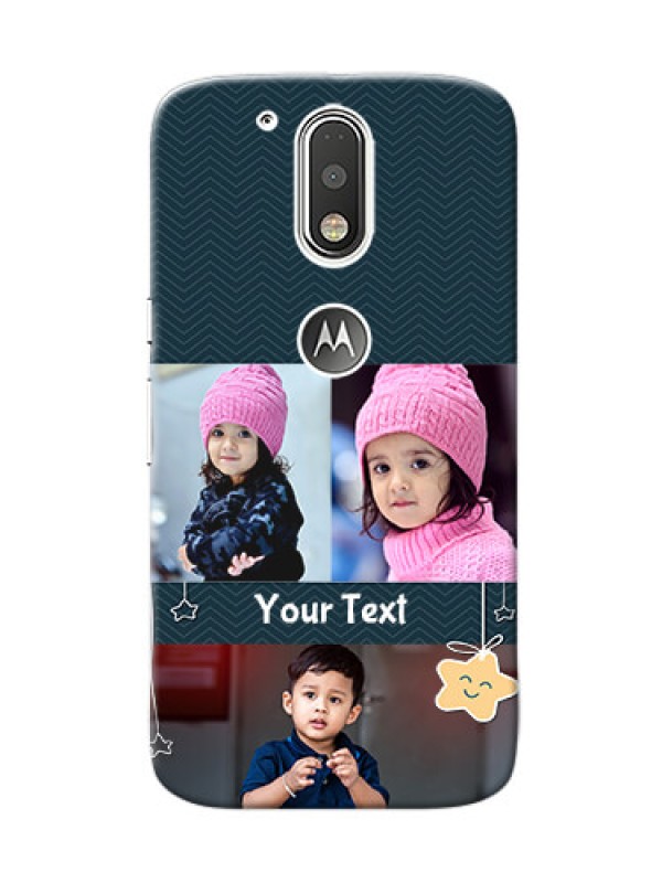 Custom Motorola G4 3 image holder with hanging stars Design