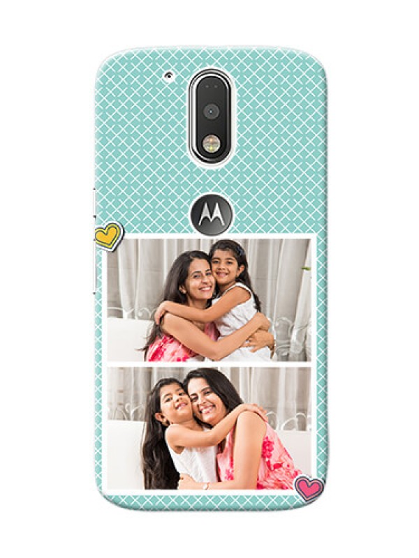 Custom Motorola G4 2 image holder with pattern Design