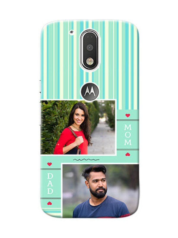 Custom Motorola G4 mom and dad image holder Design