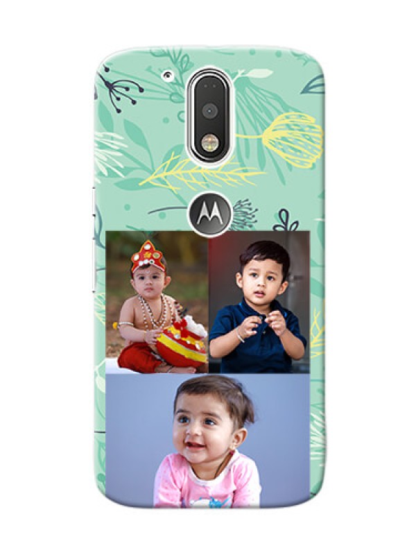 Custom Motorola G4 family is forever design with floral pattern Design