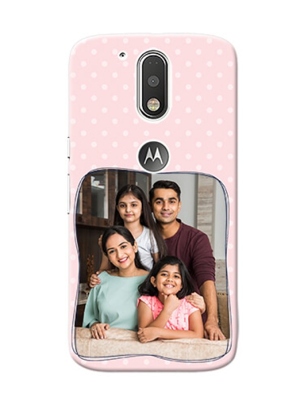 Custom Motorola G4 A happy family with polka dots Design