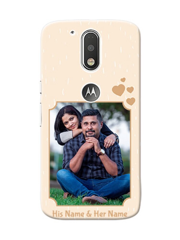 Custom Motorola G4 confetti love Design