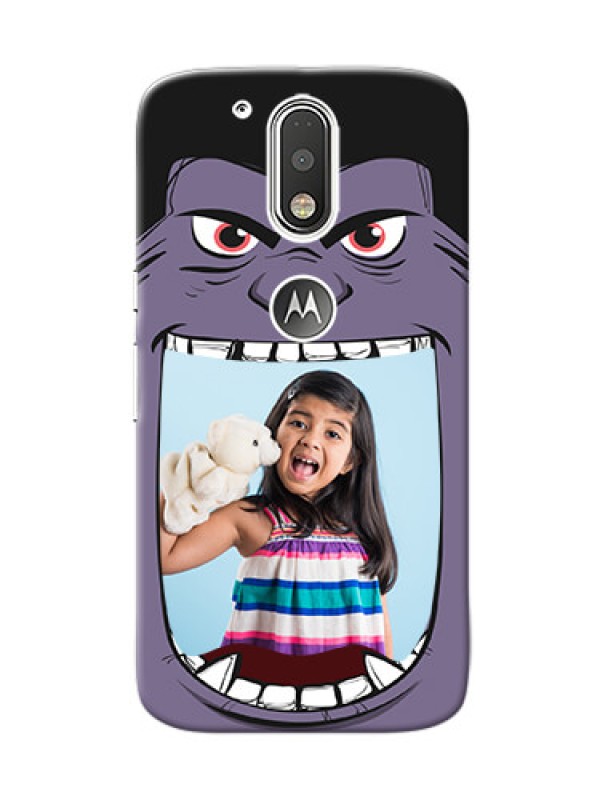 Custom Motorola G4 angry monster backcase Design
